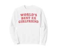 World's Best Ex Girlfriend Citation rétro Sarcastique drôle Rose Sweatshirt