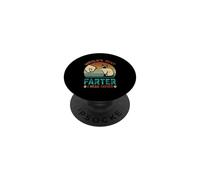 World's Best Farter I Mean Father Funny Cat Fête des pères 2026 PopSockets PopGrip Adhésif