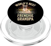 World's Best Frenchie Grandpa Funny French Bulldog Granddog Granddog PopSockets PopGrip pour MagSafe