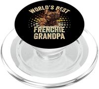 World's Best Frenchie Grandpa Funny French Bulldog Granddog Granddog PopSockets PopGrip pour MagSafe