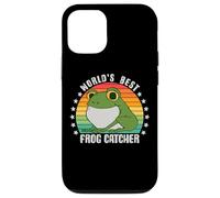 World's Best Frog Catcher Funny Herpetology Frog Hunting Coque pour iPhone 12/12 Pro