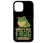World's Best Frog Catcher Funny Herpetology Frog Hunting Coque pour iPhone 12 Mini