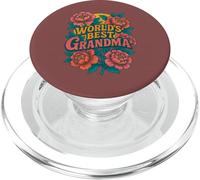 World's Best Grandma Gift Love Family PopSockets PopGrip pour MagSafe
