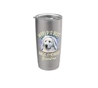 World's Best Great Pyrenees Grandma Great Pyrenees Granddog Great Pyrenees Granddog Gobelet isotherme en acier inoxydable double paroi