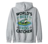 World's Best Grenouille Attrape-Grenouille Amusante Sweat à Capuche