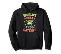 World's Best Grenouille Attrape-Grenouilles drôle Kawaii Sweat à Capuche