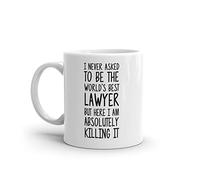 World's Best Lawyer Mug-Funny Lawyer Gift-Lawyer Coffee Mug-Lawyer Quote-Best Lawyer Ever-Greatest Lawyer-Mugs-Joke