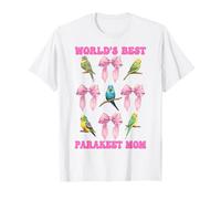 World's Best Parakeet Mom Mama Perroquet Perroquet Fête des Mères T-Shirt