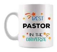 World's Best Pastor Mug Tasse à café Best Greatest In Universe Thanksgiving Appreciation | Jeunesse Jésus Appréciation Prêtre Cadeaux drôles Monde Cadeau Maman Papa Future Most Awesome