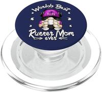 Worlds Best Running Mom Design with Funny Runner GNOME PopSockets PopGrip pour MagSafe