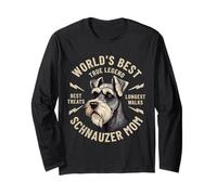 World's Best Schnauzer Mom Vintage Manche Longue