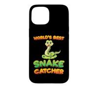 Worlds Best Snake Catcher Snake Hunter Pit Viper Snake Lover Coque pour iPhone 15