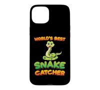 Worlds Best Snake Catcher Snake Hunter Pit Viper Snake Lover Coque pour iPhone 15 Plus