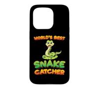 Worlds Best Snake Catcher Snake Hunter Pit Viper Snake Lover Coque pour iPhone 15 Pro