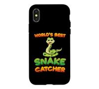 Worlds Best Snake Catcher Snake Hunter Pit Viper Snake Lover Coque pour iPhone X/XS