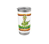 Worlds Best Snake Catcher Snake Hunter Pit Viper Snake Lover Gobelet isotherme en acier inoxydable double paroi
