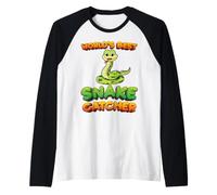 Worlds Best Snake Catcher Snake Hunter Pit Viper Snake Lover Manche Raglan
