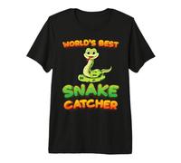 Worlds Best Snake Catcher Snake Hunter Pit Viper Snake Lover T-Shirt Haut de Gamme