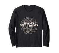 World's Best Teacher | Meilleure enseignante du Monde. Manche Longue