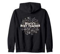 World's Best Teacher | Meilleure enseignante du Monde. Sweat à Capuche