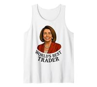World's Best Trader T-Shirt Humoristique Satire Politique Débardeur