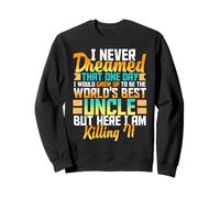 World's Best Uncle Funny Saying Oncle from Niece and Neveu Sweatshirt