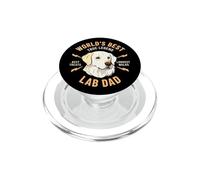 World's Best White Lab Dad True Legend propriétaire de Chien PopSockets PopGrip pour MagSafe