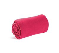 World's Best Wolf Essentials Cosy-Soft Micropolaire Couverture de Voyage, Bambou Rose, Polaire, Rose, Pack of 1