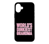 Worlds Dinkiest Grandma Citation Amusante Pickleball Coque pour iPhone 16 Plus