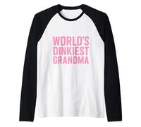 Worlds Dinkiest Grandma Citation Amusante Pickleball Manche Raglan