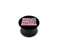 Worlds Dinkiest Grandma Citation Amusante Pickleball PopSockets PopGrip Adhésif