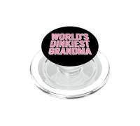 Worlds Dinkiest Grandma Citation Amusante Pickleball PopSockets PopGrip pour MagSafe