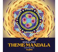 World's first theme mandala coloring book: 32 Unique simple, easy Mandala Coloring Book for Teens & Adults | Animal, Butterfly, Floral, Chakra, Zen & ... Mindful relaxation Perfect for Gifting