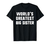 World's Greatest Big Sister Funny Family T-Shirt