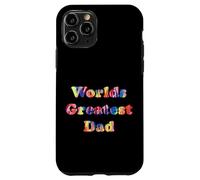 World's Greatest Father Tie Dye Love Dad Idée pour Lui Coque pour iPhone 11 Pro