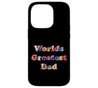 World's Greatest Father Tie Dye Love Dad Idée pour Lui Coque pour iPhone 14 Pro