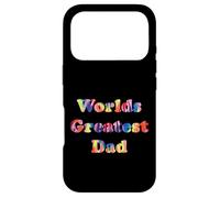 World's Greatest Father Tie Dye Love Dad Idée pour Lui Coque pour iPhone 17 Pro
