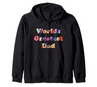 World's Greatest Father Tie Dye Love Dad Idée pour Lui Sweat à Capuche