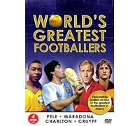 World's Greatest Footballers - Pele, Maradona, Charlton & Cruyff - 4 DVD BOXSET