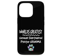 Worlds Greatest German Pointeur à Poils Courts Motif Patte de Chien Grandma Coque pour iPhone 13 Pro