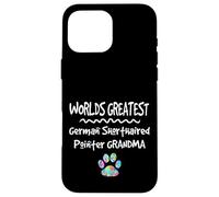 Worlds Greatest German Pointeur à Poils Courts Motif Patte de Chien Grandma Coque pour iPhone 16 Pro Max