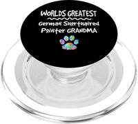Worlds Greatest German Pointeur à Poils Courts Motif Patte de Chien Grandma PopSockets PopGrip pour MagSafe