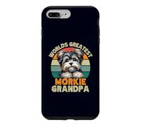 Worlds Greatest Morkie Chien Grand-père Rétro Chien Propriétaire Drôle Coque pour iPhone 7 Plus/8 Plus