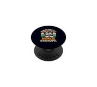 Worlds Greatest Morkie Chien Grand-père Rétro Chien Propriétaire Drôle PopSockets PopGrip Adhésif