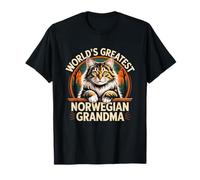 World's Greatest Norwegian Forest Cat Grandma T-Shirt