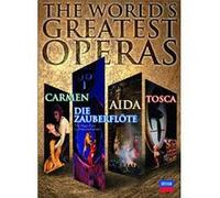 World's Greatest Operas – Coffret 6 DVD – Inclus livret – Carmen · Die Zauberflöte · Aida · Tosca
