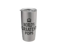 World's Greatest Pops Cool Grandpa Gobelet isotherme en acier inoxydable double paroi