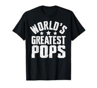 World's Greatest pops Dad Papa Grandpa Father's Day T-Shirt