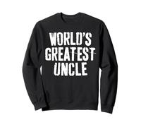 World's Greatest Uncle Shirt Best Uncle Men Fête des pères Sweatshirt