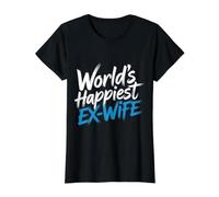 World's Happiest Ex Wife - T-Shirt Graphique avec Valeur